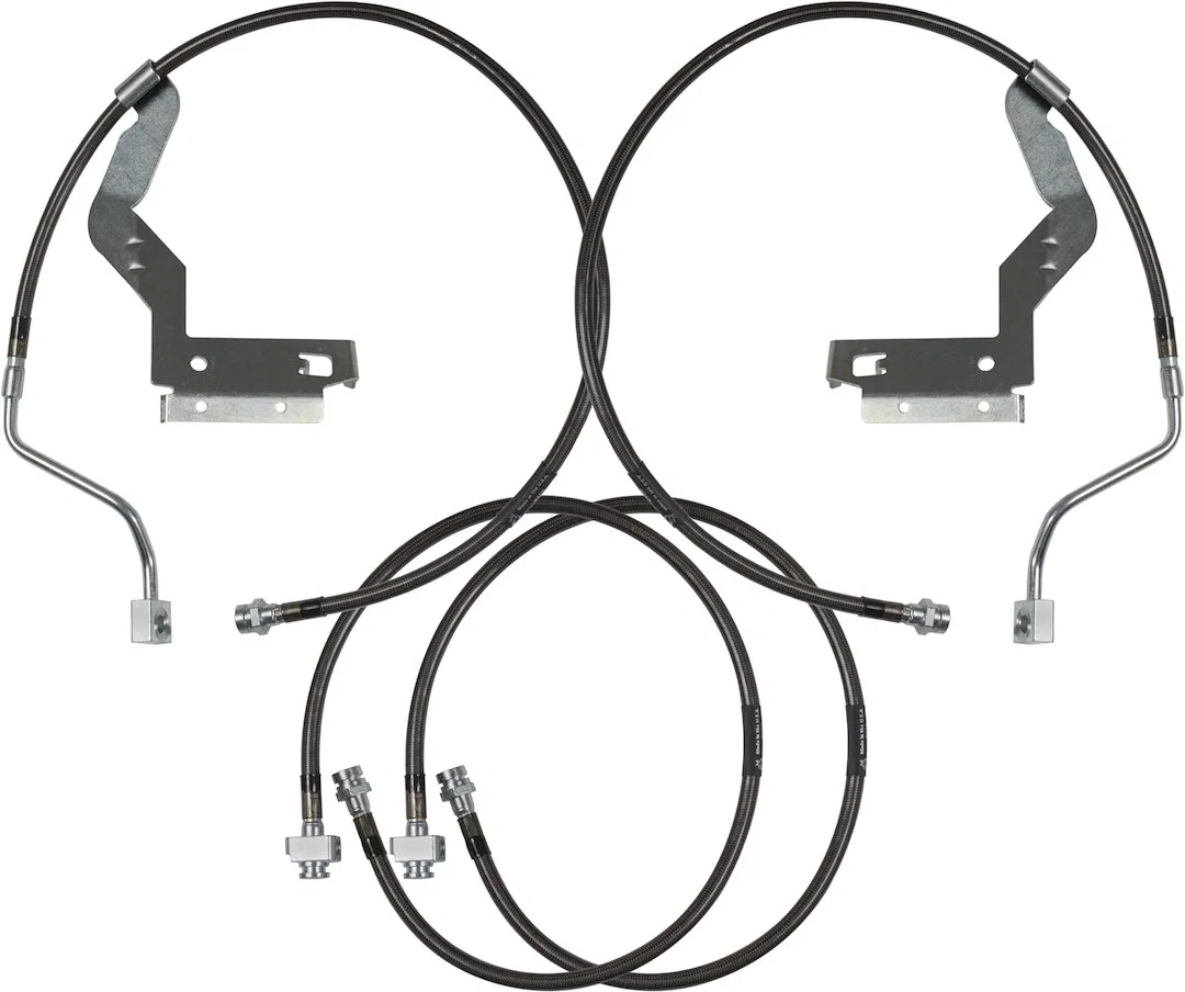 CS-FORDBBL-55-23 – CARLI SUSPEN Brake Line, Stainless Steel Outer/ Kevlar Braid Middle/ Teflon Innercore For Use With...